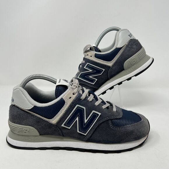 New Balance Men 574 Core - Standard Navy / White US Size 7.5 - Picture 1 of 13